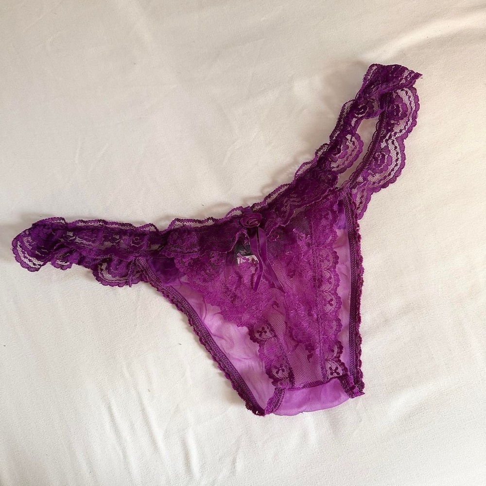 Vintage purple Lace Panties  Vintage Fredericks of Hollywood